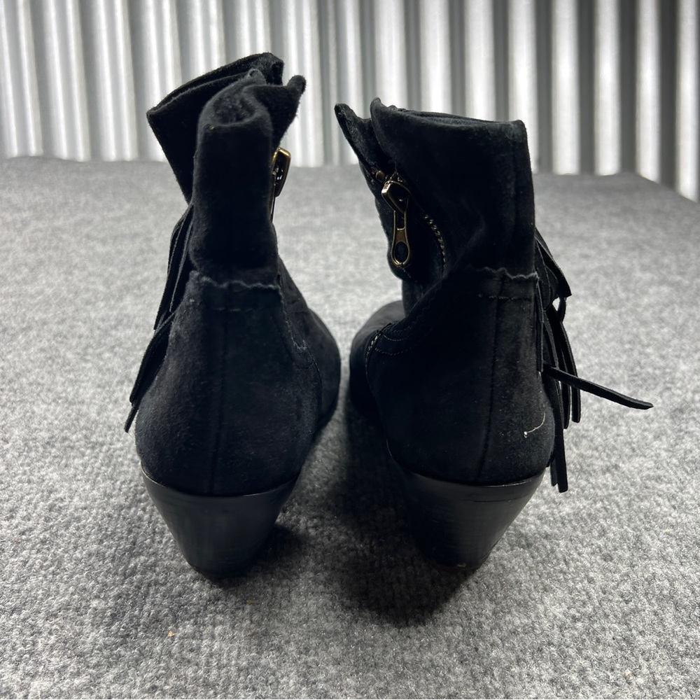Sam Edelman Size 7 Embossed Reyes Heeled Zip Boot/Booties - Picture 8 of 10